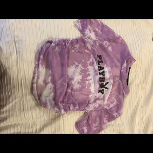 💜3for$15 Playboy missguided mesh top